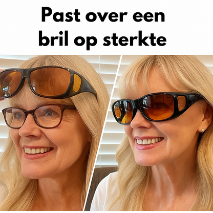 Veilig-Zicht Nachtbril voor Autorijden